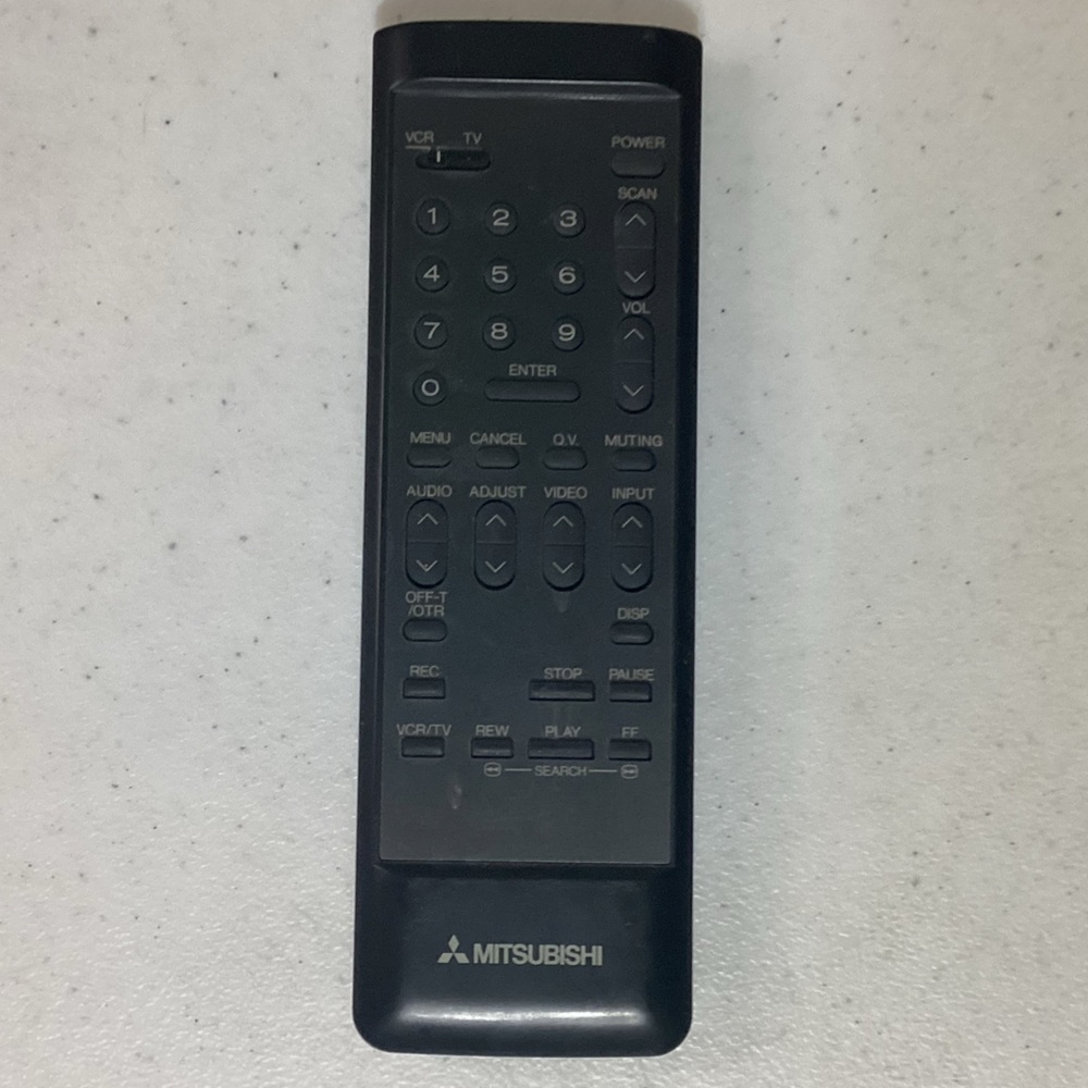 OEM Mitsubishi 290P059A1 VCR VHS Player Remote Control‎ Tested Works!